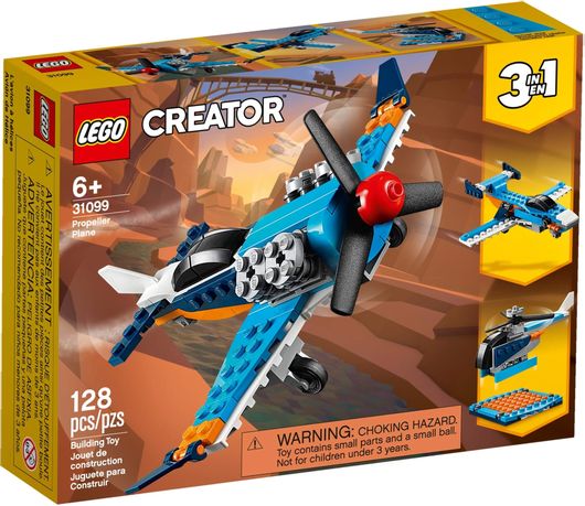 Lego Creator 3-in-1 Propeller Plane 31099 για 6+ ετών