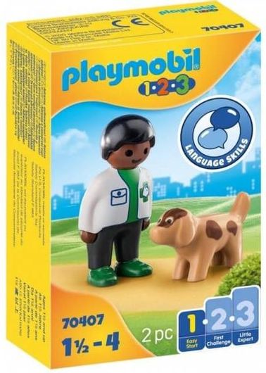 Playmobil 123 Vet with Dog για 1.5+ ετών