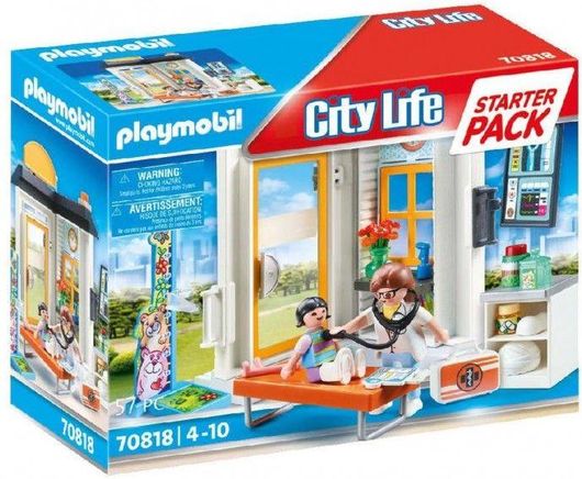 Playmobil Starter Pack Pediatrician για 4-10 Ετών #70818