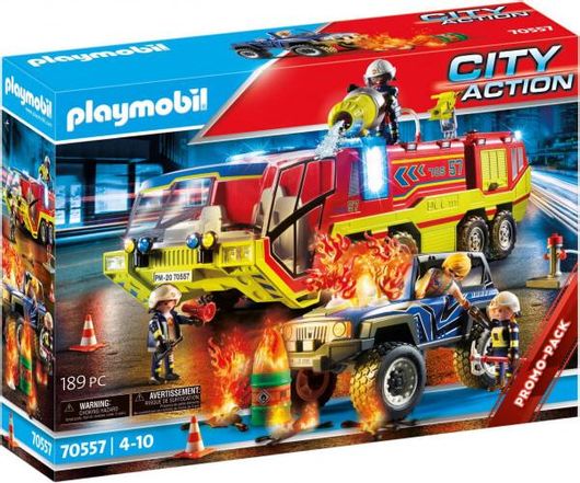 Playmobil City Action Πυροσβεστική Υπηρεσία με Όχημα για 4-10 Ετών #70557