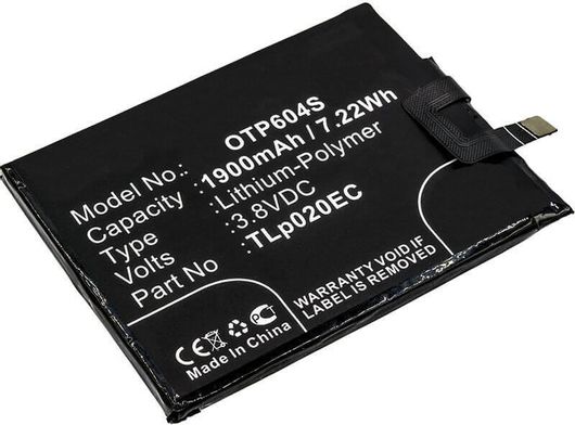 Μπαταρία smartphone Alcatel One Touch Pop Up 1900 mah  Li-Po