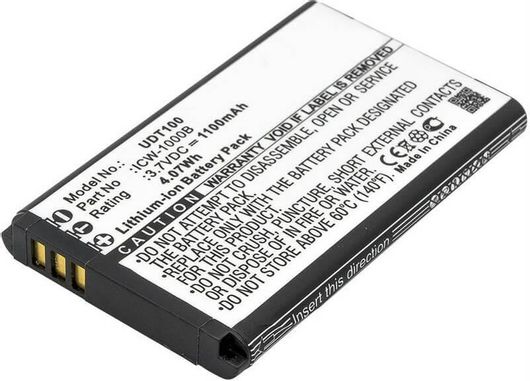 Μπαταρία ασύρματου τηλεφώνου Incom ICW-1000B 3.7V 1100 mah Li-Ion Μαύρο