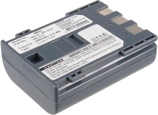 Συμβατή Μπαταρία Φωτογραφικής Μηχανής για Canon NB-2L Ψηφιακή Φωτογραφική 45.00 x 33.30 x 16.00mm