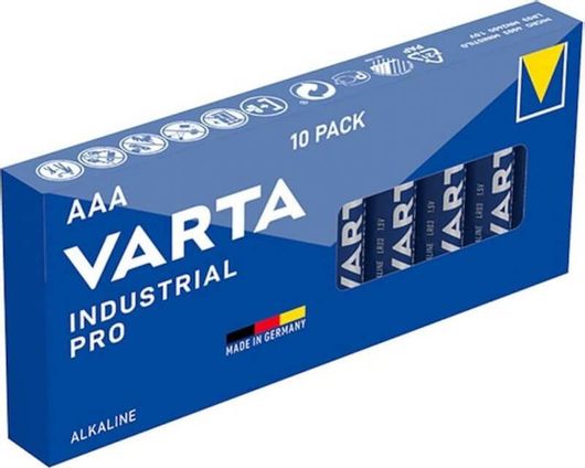 Varta Industrial Αλκαλικές Μπαταρίες AAA 1.5V 10τμχ