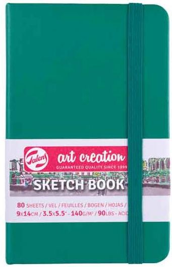 Μπλοκ Σχεδίου Royal Talens Sketchbook Art Creation 9×14 cm Forest Green