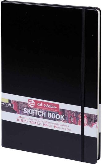 Μπλοκ Σχεδίου Royal Talens Sketchbook Art Creation Black 12x12 cm