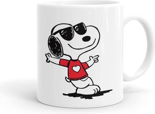 Κούπα Κεραμική Snoopy Καρδούλα 330ml