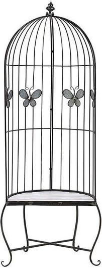 Πέργκολα Inart Μεταλλική 72x40x185cm Μαύρη