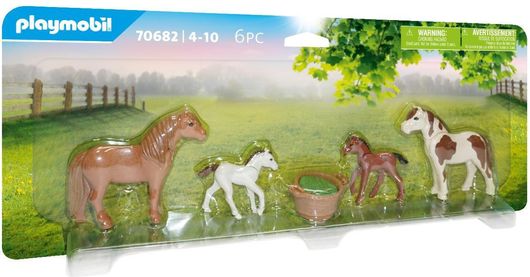 Playmobil Country Πόνυ με τα Μικρά τους  για 4+ Ετών #70682