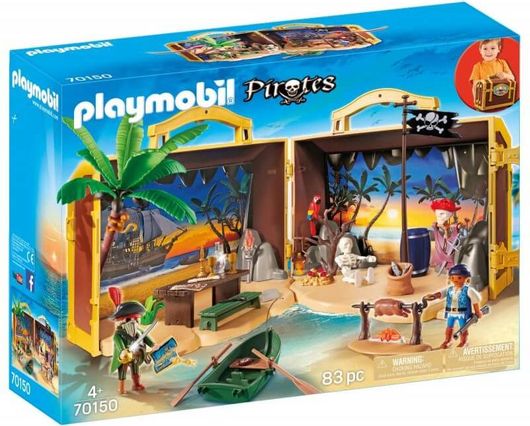 Playmobil Pirates Travel Pirate Island για 4+ ετών