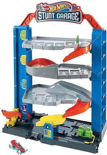 Παιχνιδολαμπάδα Mattel Hot Wheels City Γκαράζ για 4+ Ετών