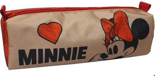Gim Minnie Suede Κασετίνα Βαρελάκι Πολύχρωμη