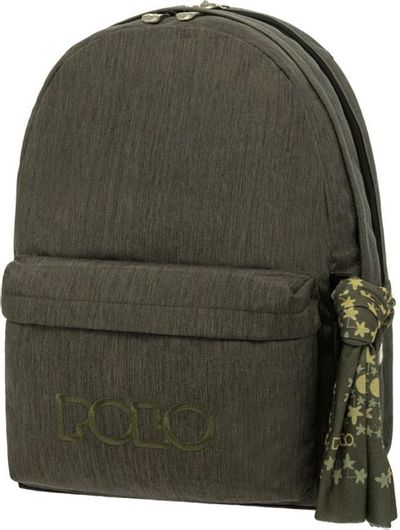 Σχολική Τσάντα Γυμνασίου / Λυκείου Polo Original Double 600D Χακί