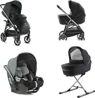 Καρότσι Μωρού Inglesina Aptica Quattro System With Darwin isize Car Seat Mystic Μαύρο