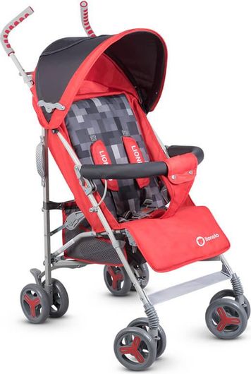 Καρότσι Μπαστούνι Lionelo Elia Κόκκινο 7kg Κατάλληλο από 6 Μηνών