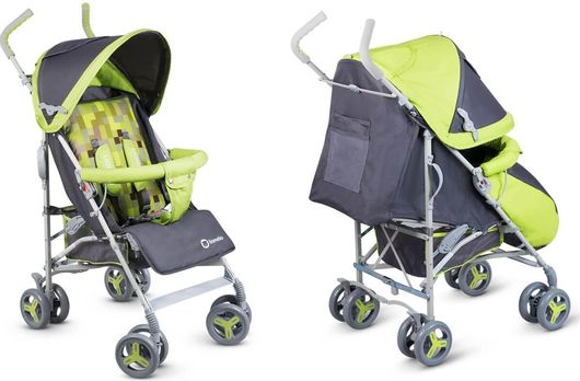 Καρότσι Μπαστούνι Lionelo Elia Πράσινο 7kg Κατάλληλο από 6 Μηνών