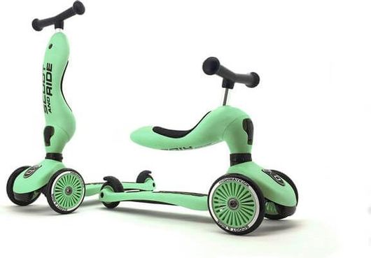 Παιδικό Πατίνι Scoot & Ride Highwaykick 1 Τρίτροχο με Κάθισμα Πράσινο