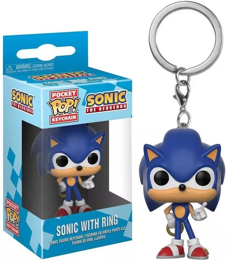 Funko Pocket Pop! Keychain: Sonic the Hedgehog Sonic with Ring #20289