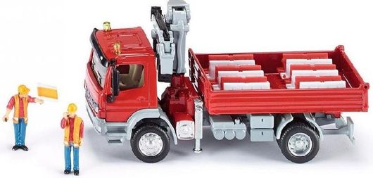Αυτοκινητάκια Siku Φορτηγό Mercedes Atego με γερανό