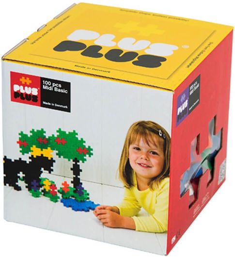 Τουβλάκια Plus Plus μεγάλα Basic Mix 100 τεμάχια