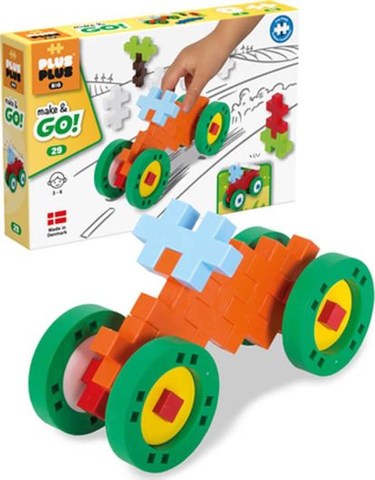 Τουβλάκια Plus Plus μεγάλα σε κουτί Make & Go 25 τεμάχια