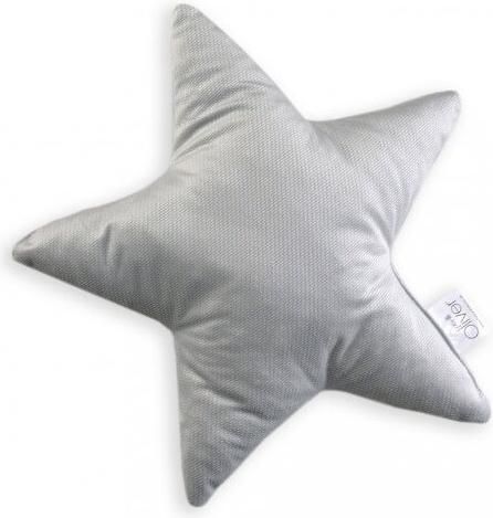 Διακοσμητικό Μαξιλάρι Baby Oliver Αστέρι Γκρι 37x37cm