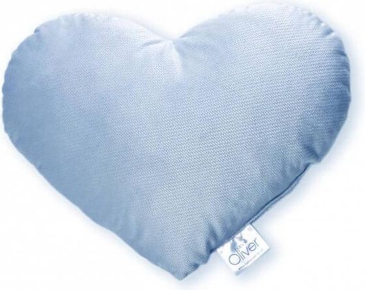 Διακοσμητικό Μαξιλάρι Baby Oliver Καρδιά Σιέλ