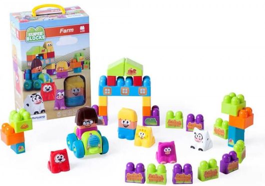 Τουβλάκια Miniland Super blocks 38 Τεμάχια
