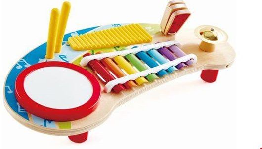 Κρουστό Hape Ξύλινο Mighty Mini Band για 2+ Ετών