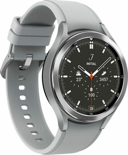 Smartwatch Samsung Galaxy Watch4 Classic Bluetooth Stainless Steel 46mm με Παλμογράφο Silver Ασημί