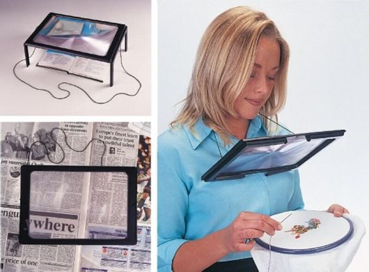 Μεγεθυντικός Φακός Hands Free Γίγας με Φωτισμό LED