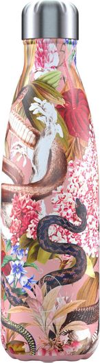 Μπουκάλι Θερμός Chilly's με Τροπικά Φυτά & Φίδια 0.5lt