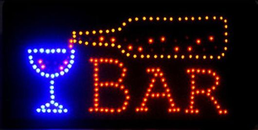 Πινακίδα LED Bar με Κίνηση Μονής Όψης 50x28cm