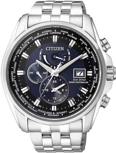 Ανδρικό Ρολόι Citizen AT9030-55L Eco-Drive Radiocontrolled Μπρασελέ Stainless Steel