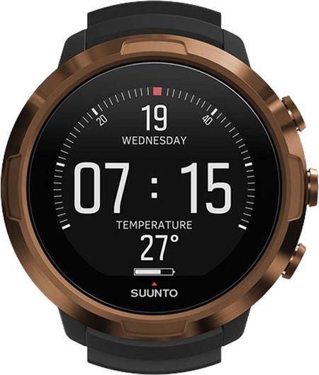 Καταδυτικό Ρολόι Suunto D5 με Λουράκι Σιλικόνης Μαύρο
