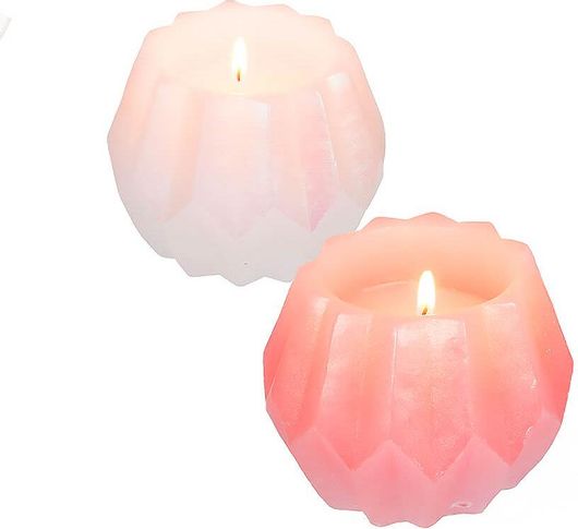 Διακοσμητικά Κεριά 10.5x8.5cm 2 Χρώματα