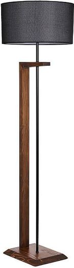 Φωτιστικό Δαπέδου Megapap Julane 45x24x163cm Μαύρο - Καρυδί - Ανθρακί