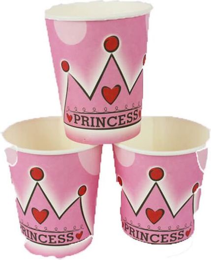 Ποτήρια Χάρτινα Princess