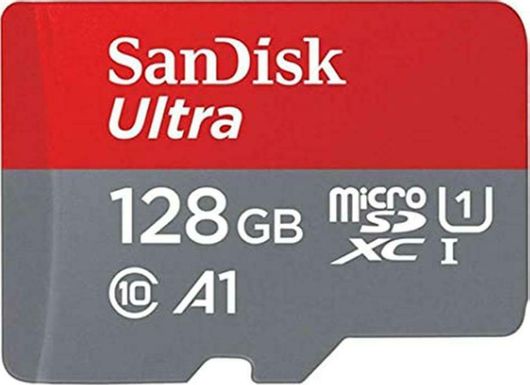 Κάρτα Μνήμης MicroSDXC Class 10 Sandisk Ultra 128GB SDSQUNR-128G-GN3MA με Αντάπτορα