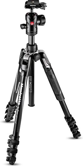 Manfrotto Befree MKBFRLA4BK-BH Advanced Travel Aluminum Tripod with 494 Ball Head Black