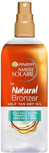 Garnier Natural Bronzer Self Tan Dry Oil 150ml