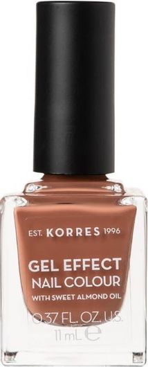 Βερνίκι Νυχιών Korres Gel Effect Gloss Μακράς Διαρκείας 37 Frozen Mocha 11ml