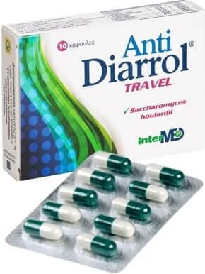 InterMed Anti Diarrol Travel Προβιοτικά 10 κάψουλες