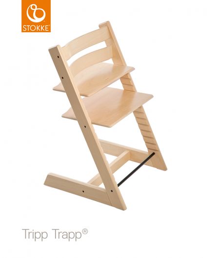 Καρεκλάκι Φαγητού Stokke Tripp Trapp με Σκελετό από Ξύλο & Θέση από Ξύλο
