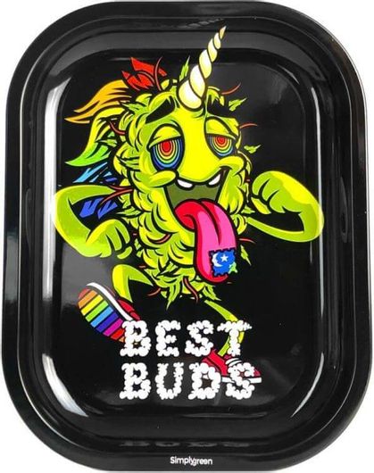 Rolling Tray Best Buds LSD Μεταλλικό Πολύχρωμο