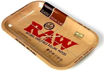 Rolling Tray Raw Μεταλλικό 27 x 17 cm Μπεζ