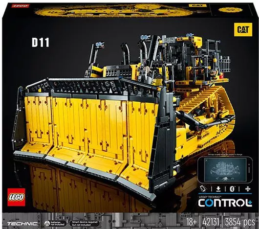 Lego Technic Μπουλντόζα Cat D11 Ελεγχόμενη μέσω Εφαρμογής για 18+ ετών 42131