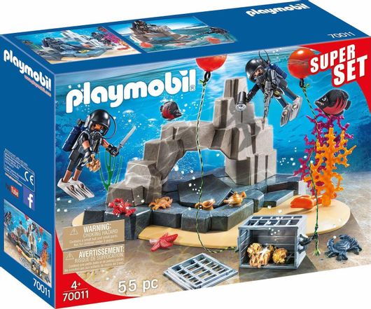 Playmobil Super Set Ομάδα Υποβρύχιων Αποστολών για 4+ ετών