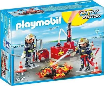 Playmobil City Action Άσκηση Κατάσβεσης Πυρκαγιάς για 4-10 Ετών 5397