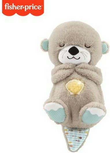 Βρεφικό Παιχνίδι Δραστηριοτήτων Fisher Price Βίδρα με Κίνηση Αναπνοής από Ύφασμα με Μουσική για 0+ Μηνών